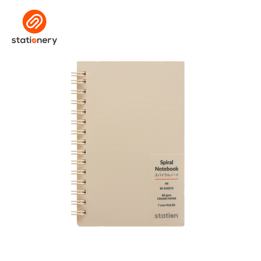 PP Cover Side Spiral Pocket Notebook - A6-14