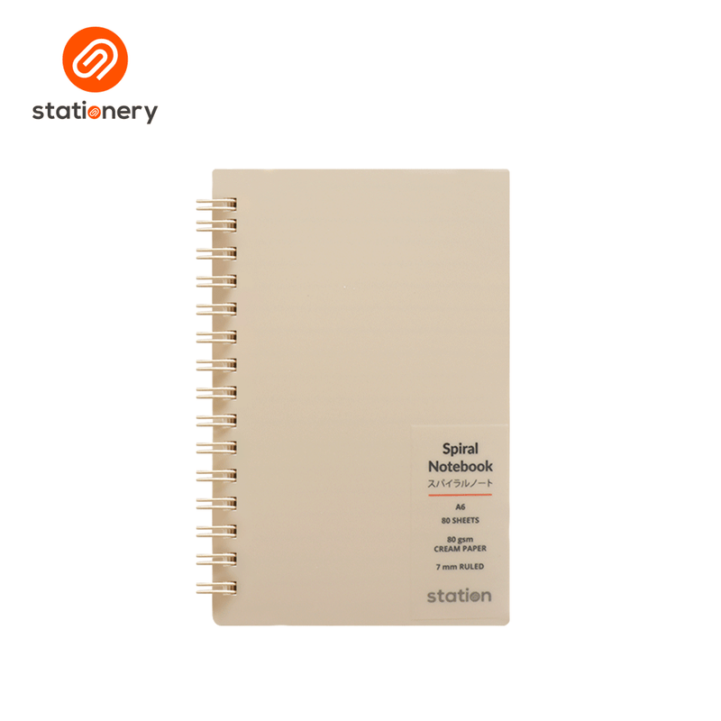 PP Cover Side Spiral Pocket Notebook - A6-zoom-