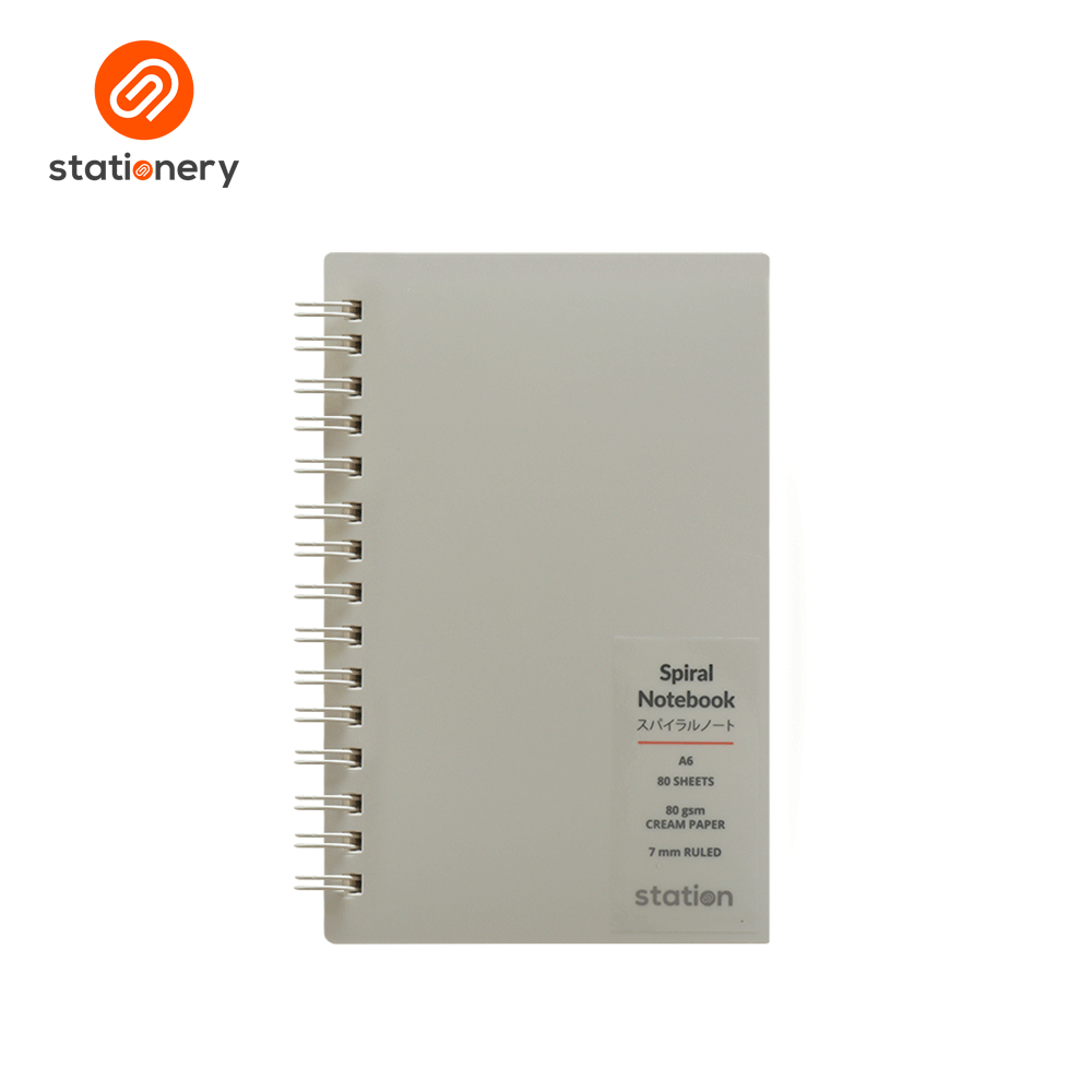 PP Cover Side Spiral Pocket Notebook - A6-16