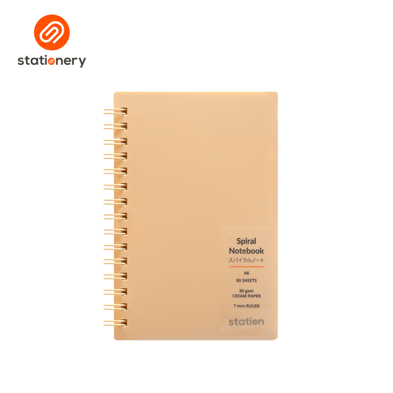 PP Cover Side Spiral Pocket Notebook - A6-zoom-