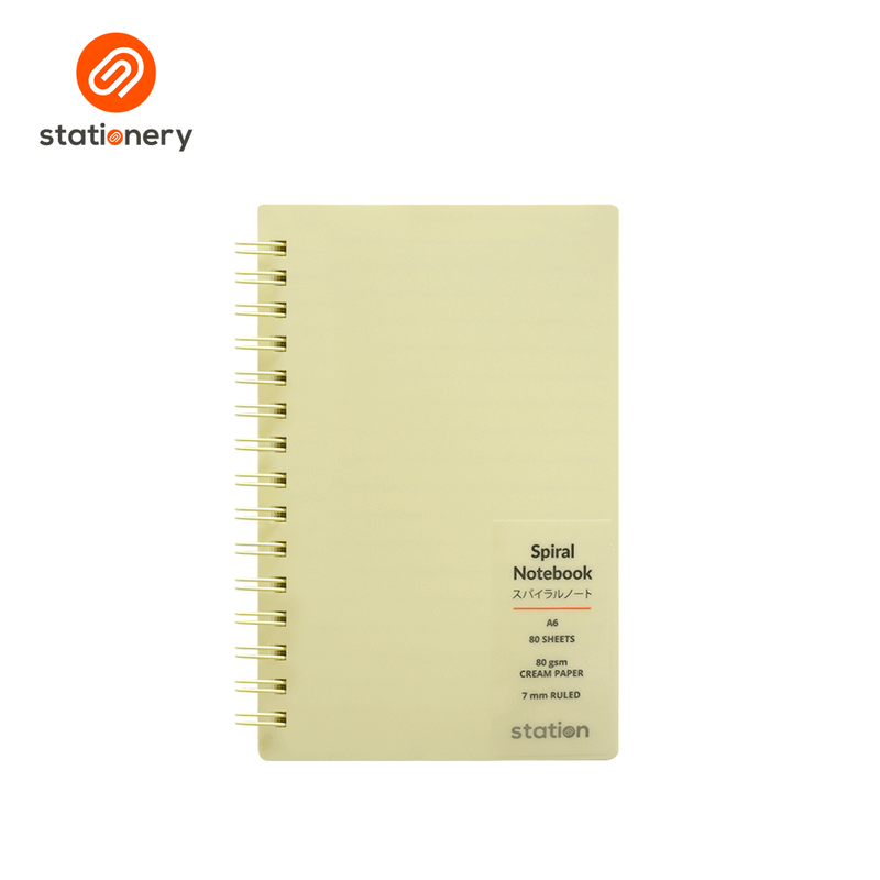 PP Cover Side Spiral Pocket Notebook - A6-zoom-