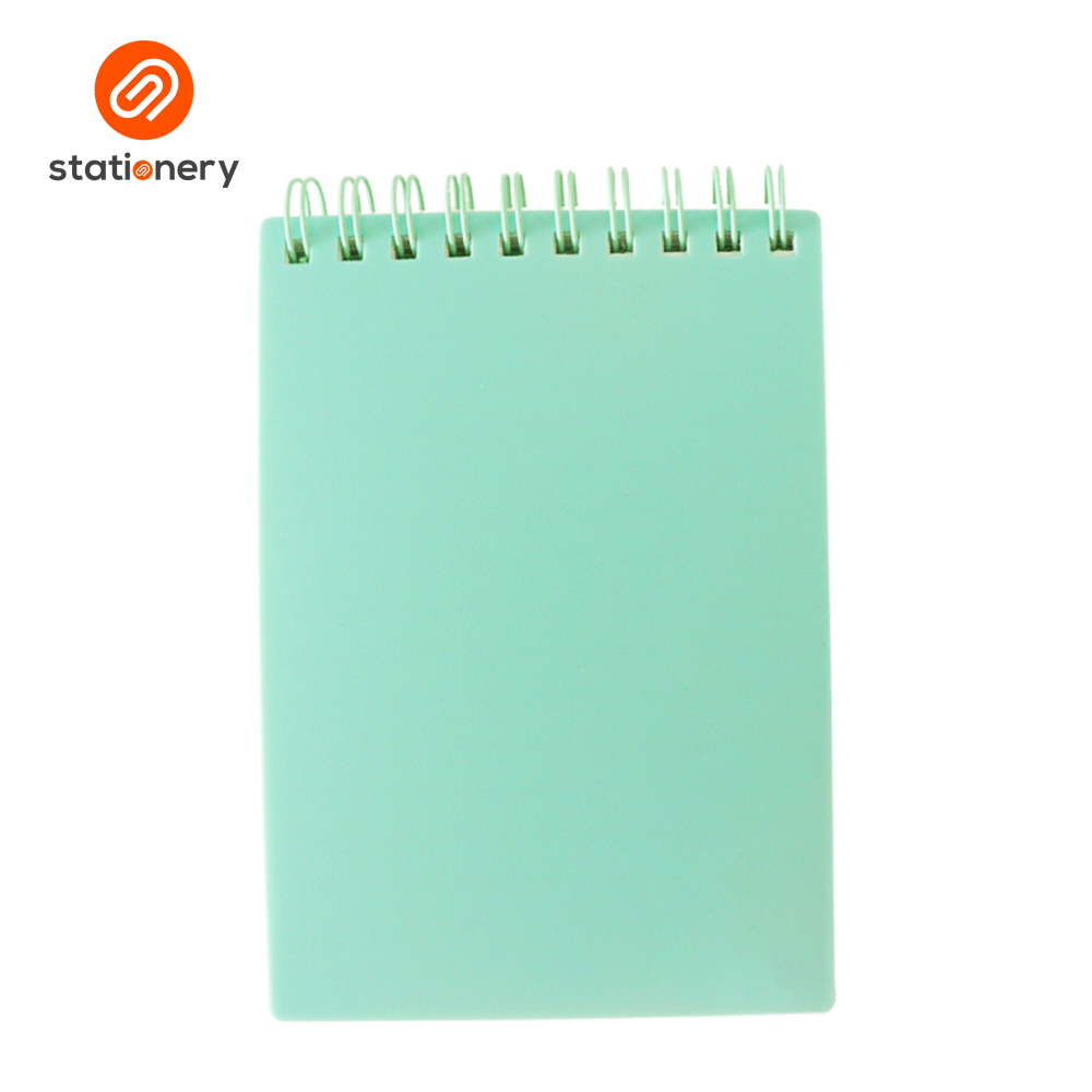 PP Cover Top Spiral Pocket Notebook - A7-1