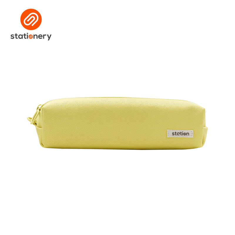 Twill Tubular Pencil Case - Pastel Colors-zoom-