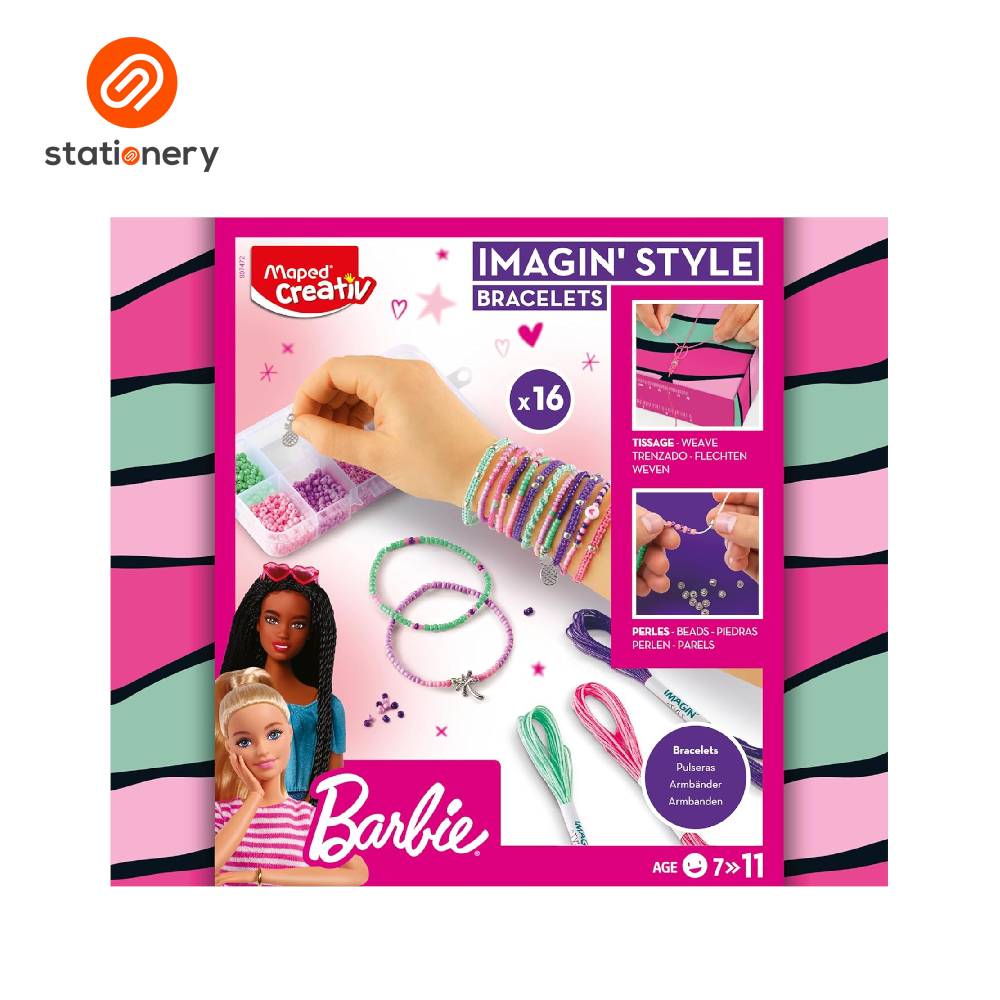 Maped Barbie Imagin' Style Bracelets Set for Kids-5