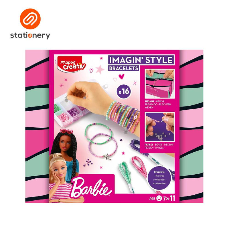 Maped Barbie Imagin' Style Bracelets Set for Kids-zoom-