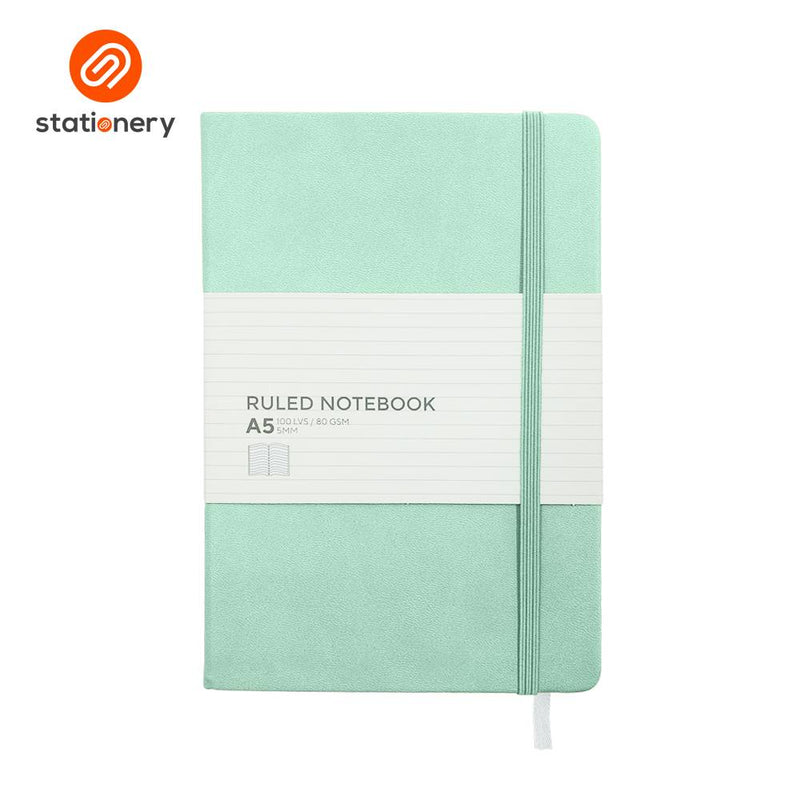 Lined Notebook A5 80gsm 100 Sheets-zoom-