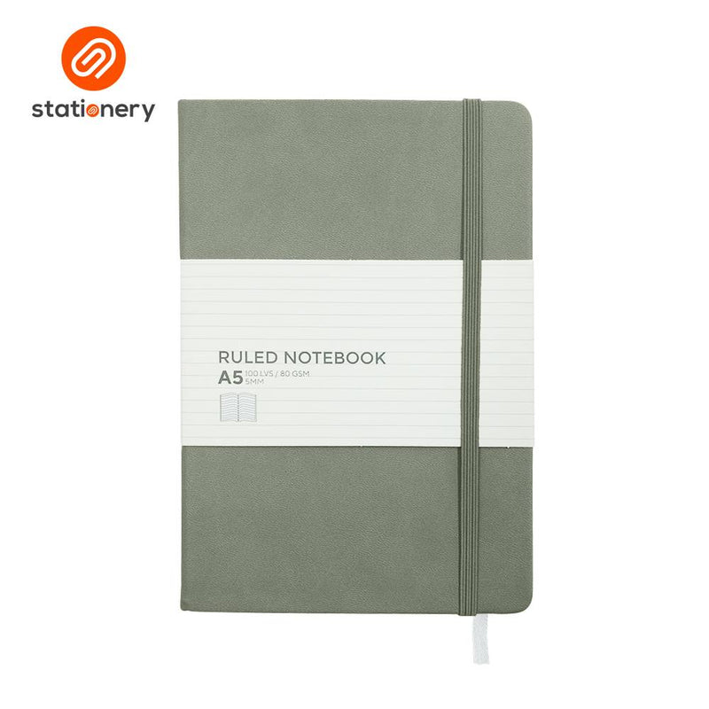 Lined Notebook A5 80gsm 100 Sheets-zoom-