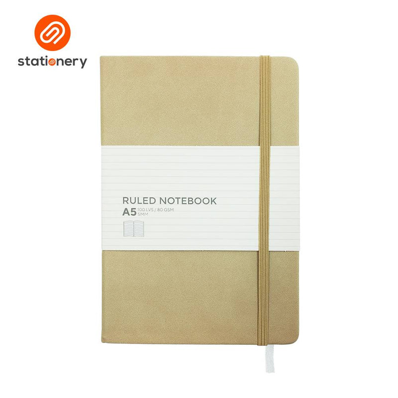 Lined Notebook A5 80gsm 100 Sheets-zoom-