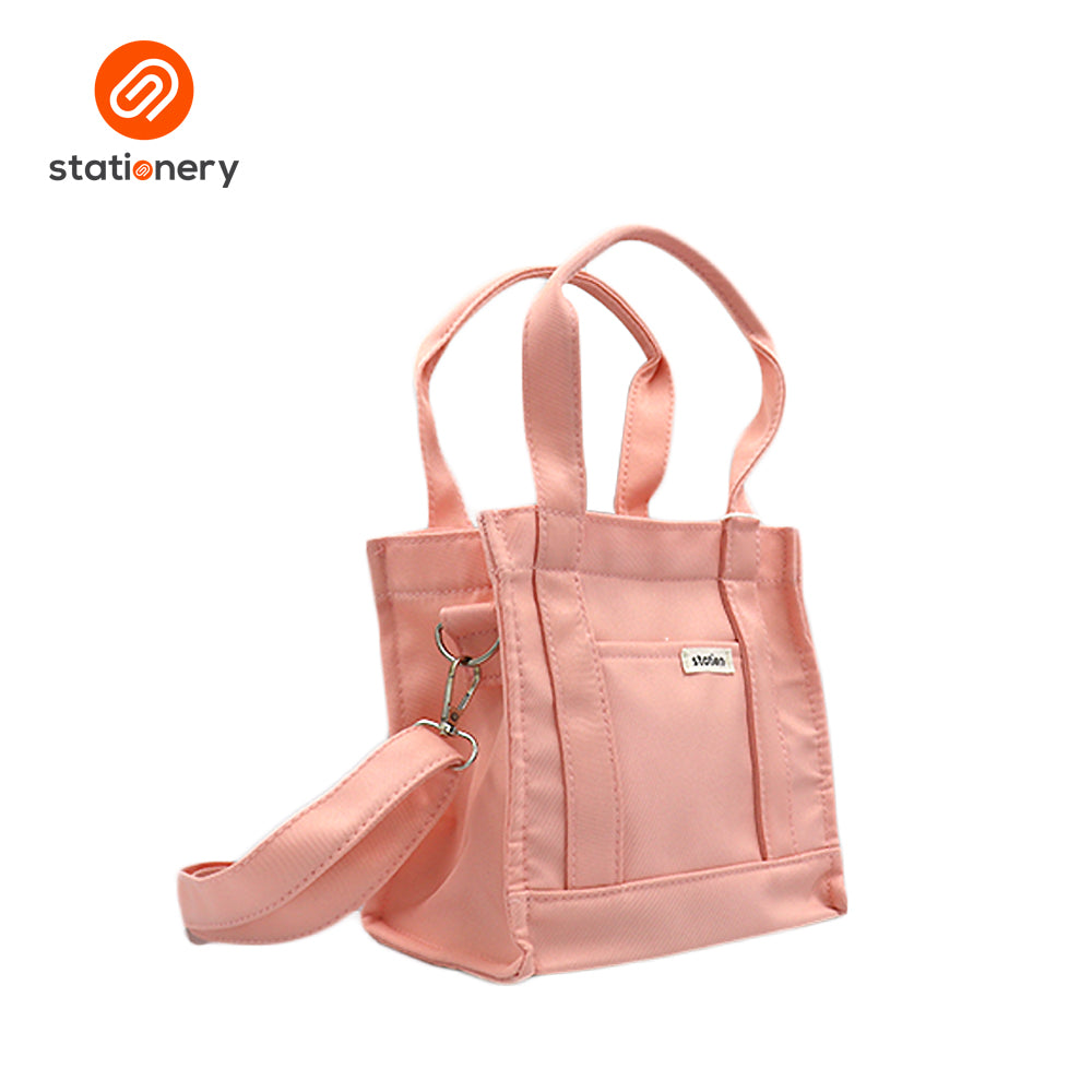 Mini Tote Bag Pastel Color - 19x10x19cm-4