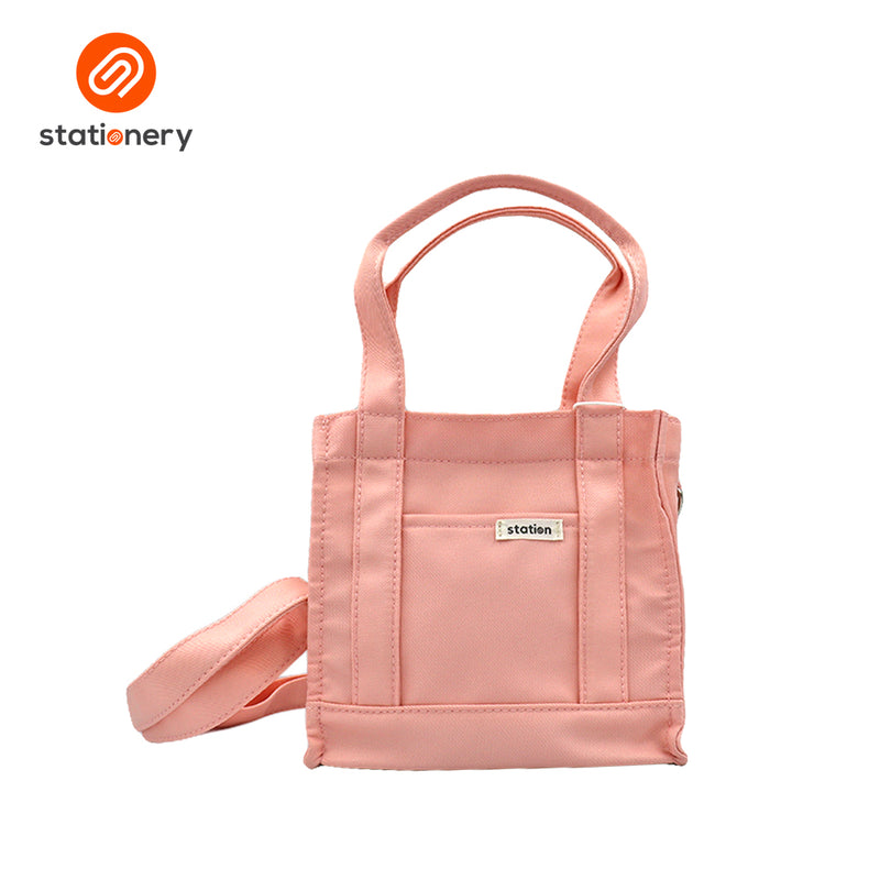 Mini Tote Bag Pastel Color - 19x10x19cm-zoom-