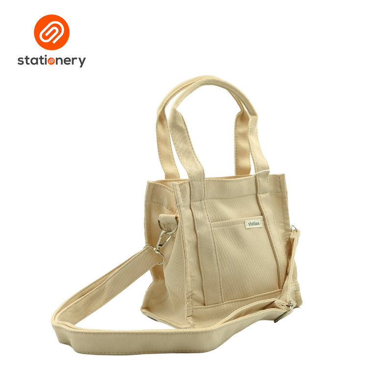 Mini Tote Bag Pastel Color - 19x10x19cm-zoom-