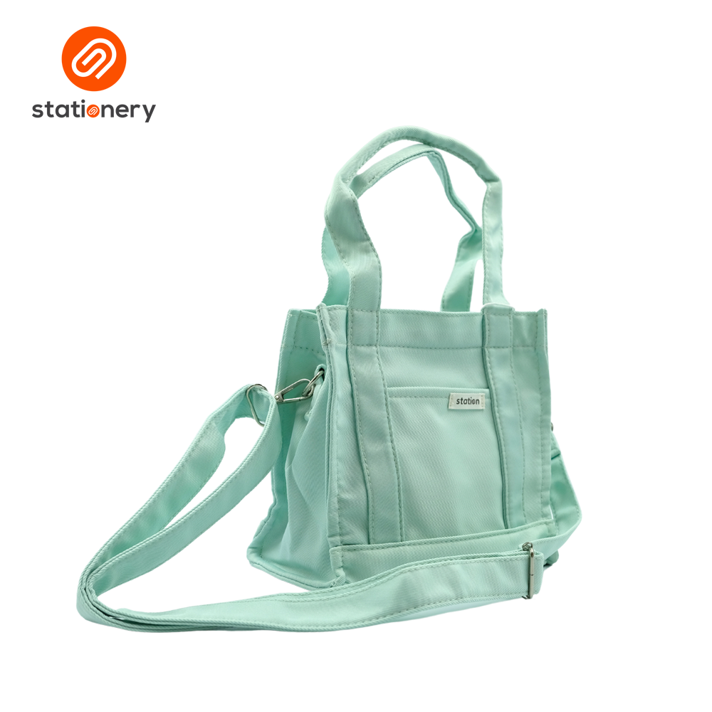 Mini Tote Bag Pastel Color - 19x10x19cm-zoom-6