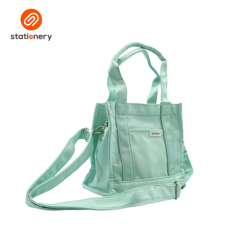 Mini Tote Bag Pastel Color - 19x10x19cm-zoom-