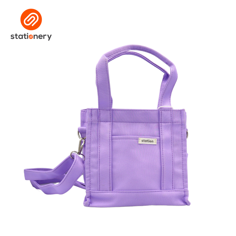 Mini Tote Bag Pastel Color - 19x10x19cm-zoom-