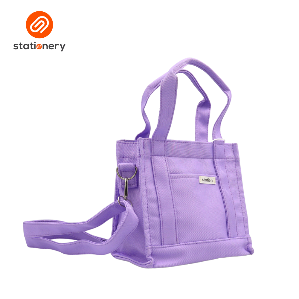 Mini Tote Bag Pastel Color - 19x10x19cm-zoom-2