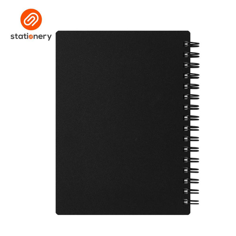 Maruman Mnemosyne N176 Side Spiral Ruled Notebook A6 - 80 Sheets-zoom-