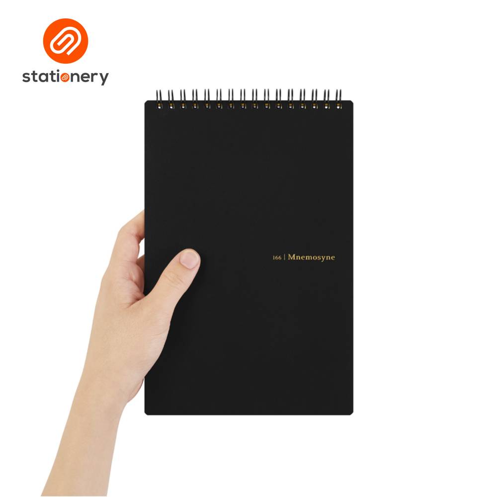 Maruman Mnemosyne N166 Top Spiral Ruled Memo Pad A5 - 70 Sheets
