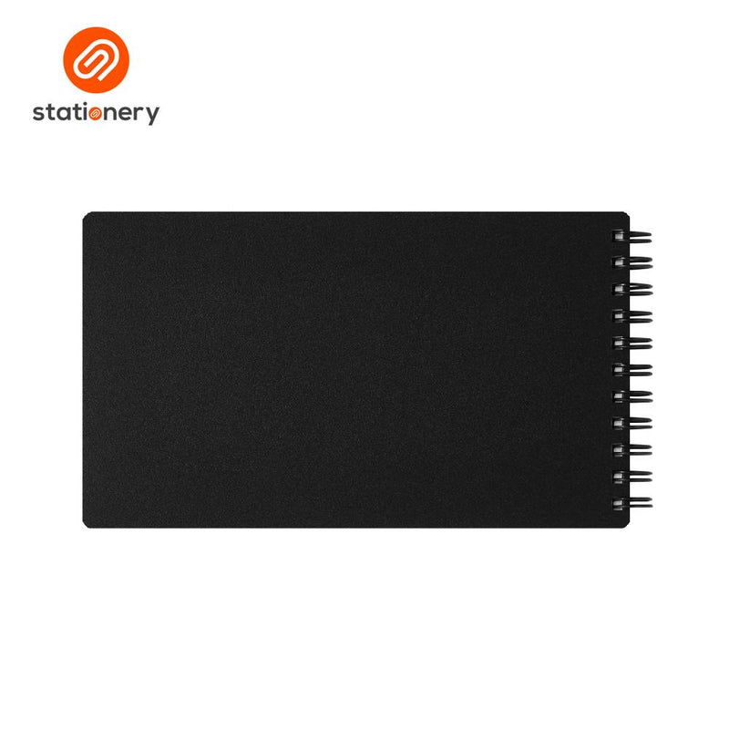 Maruman Mnemosyne N186 Side Spiral Horizontal Pad 100x184mm - 80 Sheets-zoom-