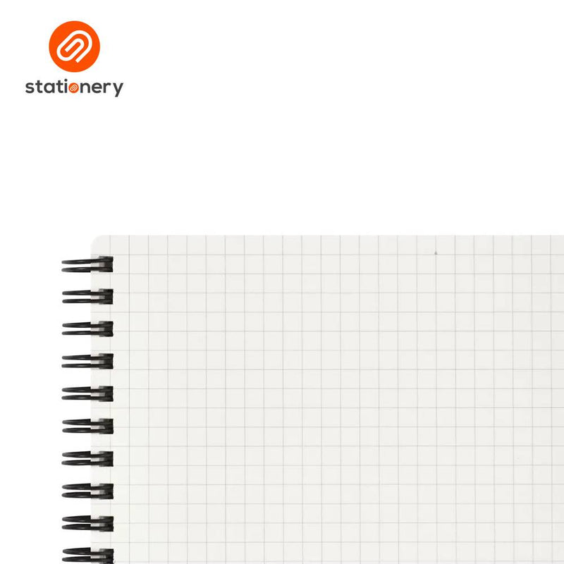 Maruman Mnemosyne N186 Side Spiral Horizontal Pad 100x184mm - 80 Sheets-zoom-