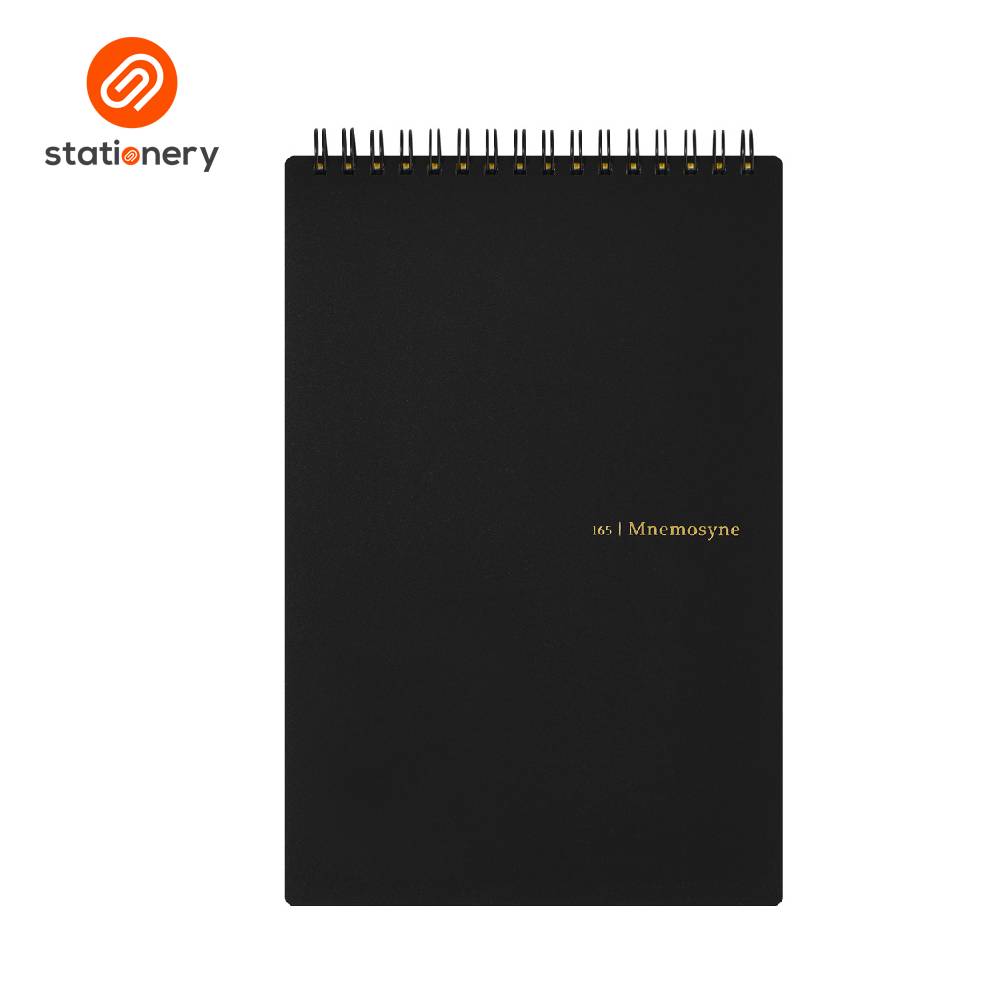 Maruman Mnemosyne N165 Top Spiral Grid Memo Pad A5 - 70 Sheets-zoom-6