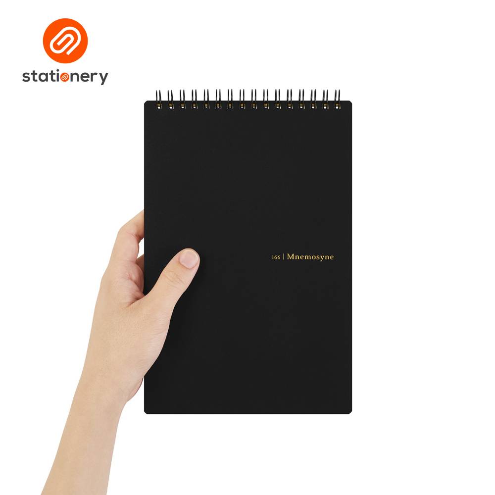 Maruman Mnemosyne N165 Top Spiral Grid Memo Pad A5 - 70 Sheets