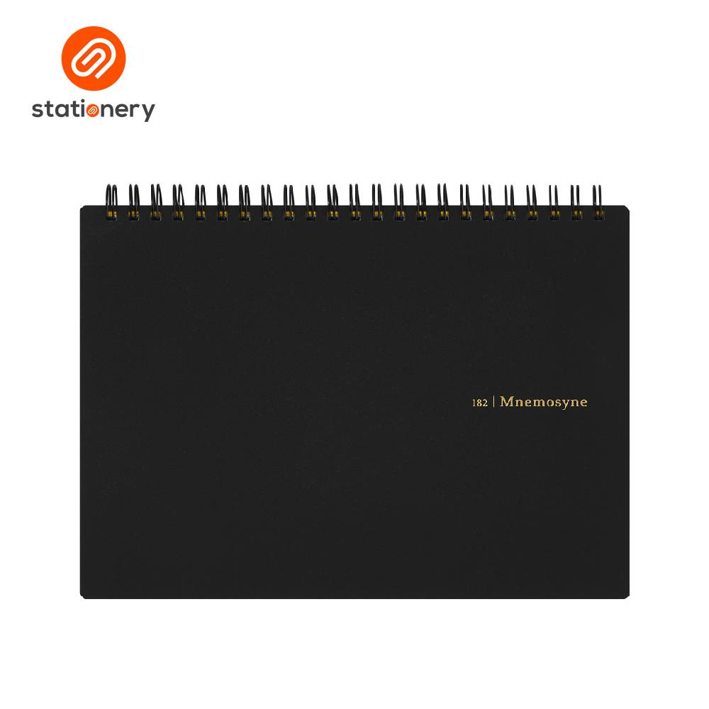 Maruman Mnemosyne N182A Top Spiral Horizontal Grid Notebook A5 - 70 Sheets-6