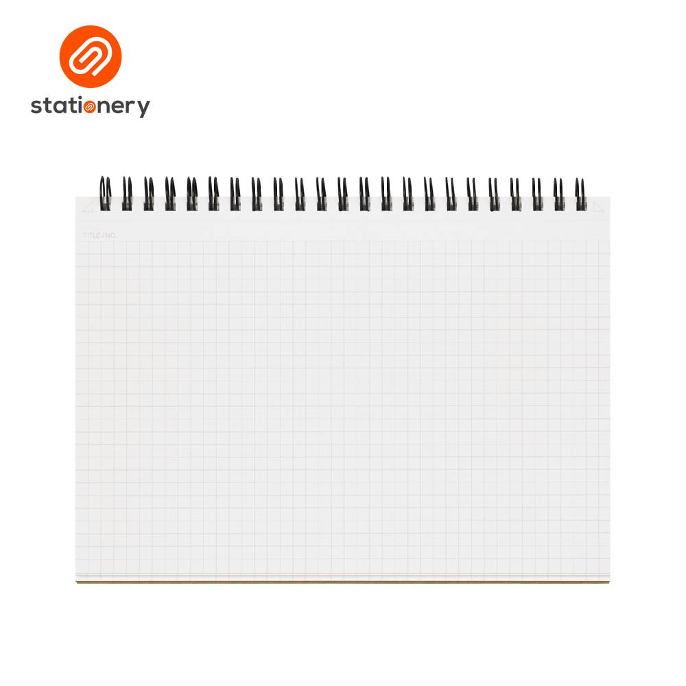 Maruman Mnemosyne N182A Top Spiral Horizontal Grid Notebook A5 - 70 Sheets-zoom-5