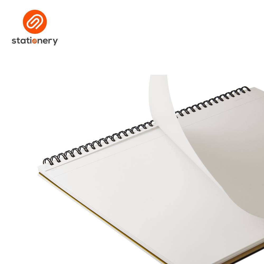 Maruman Mnemosyne N181A Top Spiral Horizontal Blank Notebook A4 - 70 Sheets-4