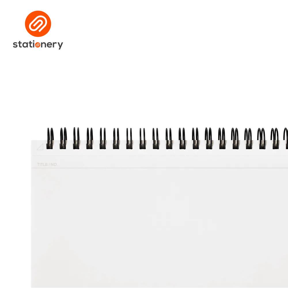 Maruman Mnemosyne N181A Top Spiral Horizontal Blank Notebook A4 - 70 Sheets-zoom-6