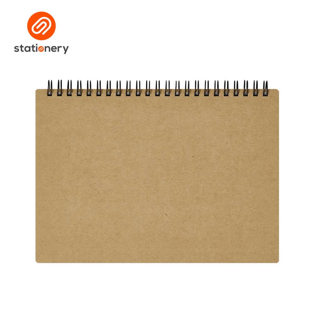 Maruman Mnemosyne N183A Top Spiral Horizontal Blank Notebook A5 - 70 Sheets-9