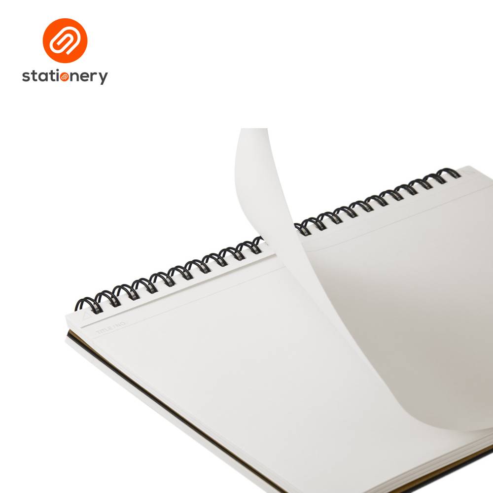Maruman Mnemosyne N183A Top Spiral Horizontal Blank Notebook A5 - 70 Sheets-6