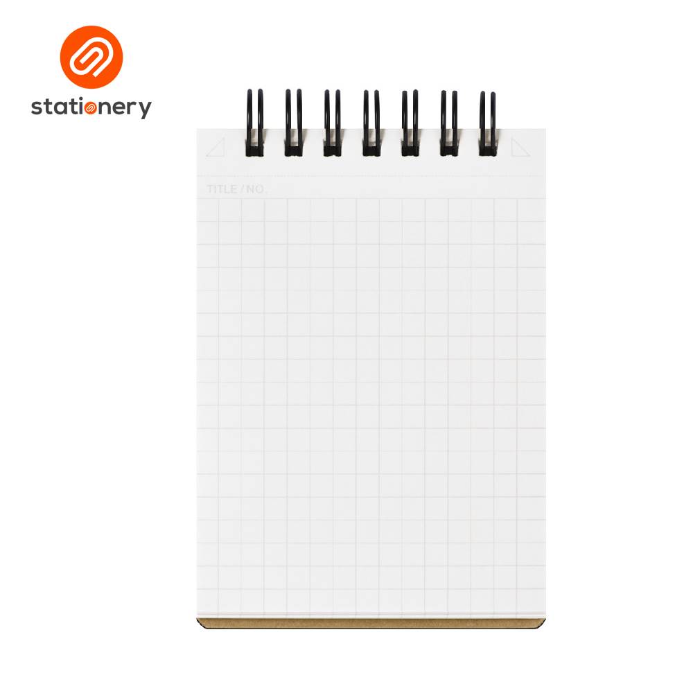 Maruman Mnemosyne N184A Top Spiral Horizontal Grid Memo Pad A7 - 70 Sheets-zoom-5