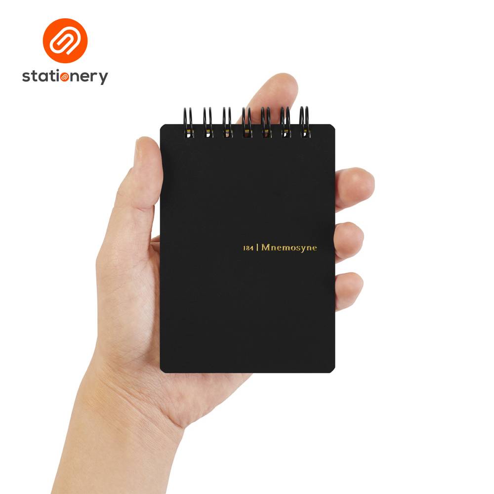 Maruman Mnemosyne N184A Top Spiral Horizontal Grid Memo Pad A7 - 70 Sheets-zoom-2