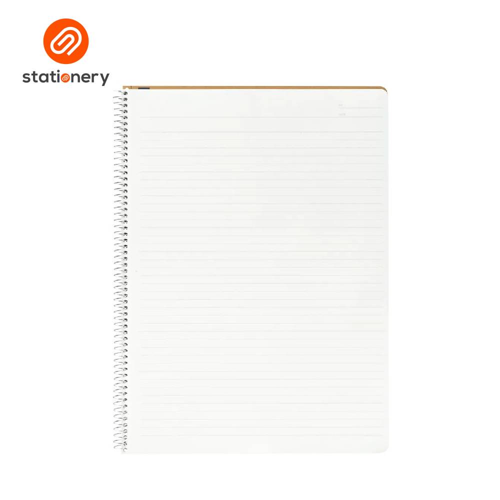 Maruman Spiral Notebook Basic Ruled A4 - 80 Sheets-3