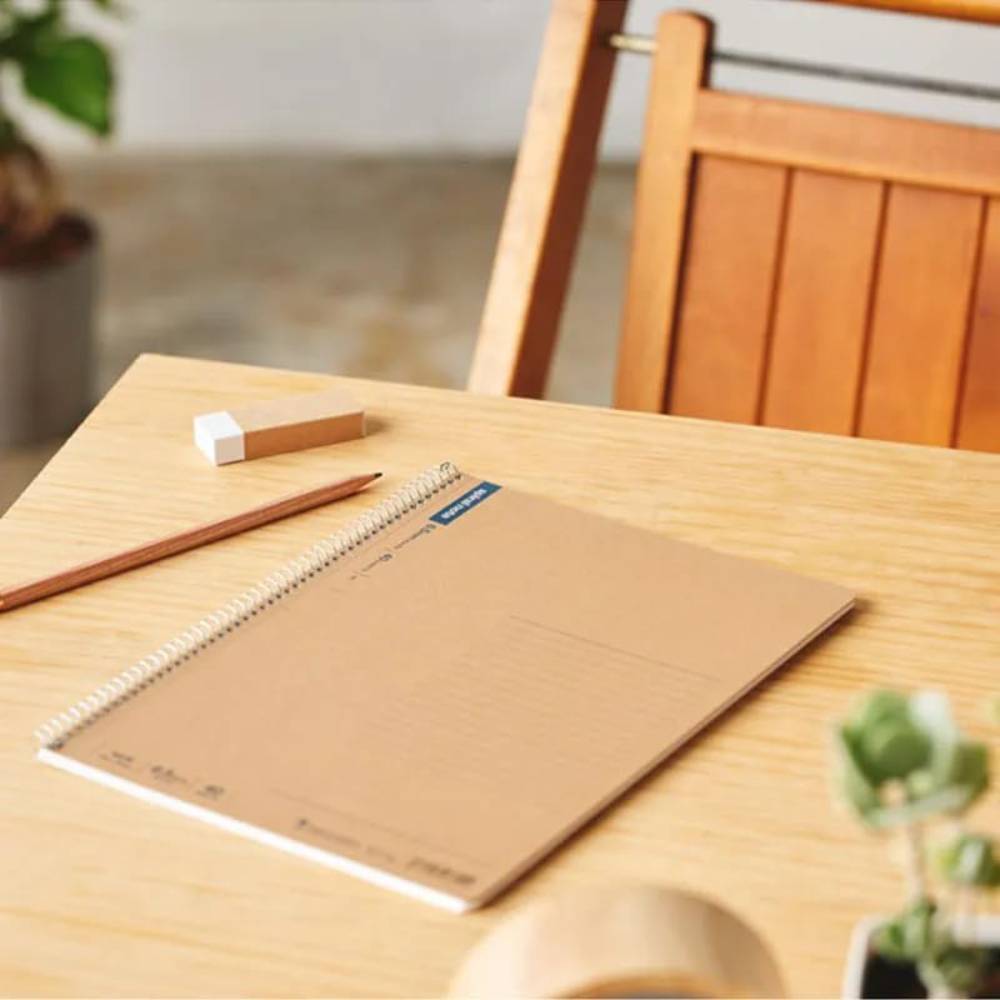 Maruman Spiral Notebook Basic Ruled A4 - 80 Sheets-6