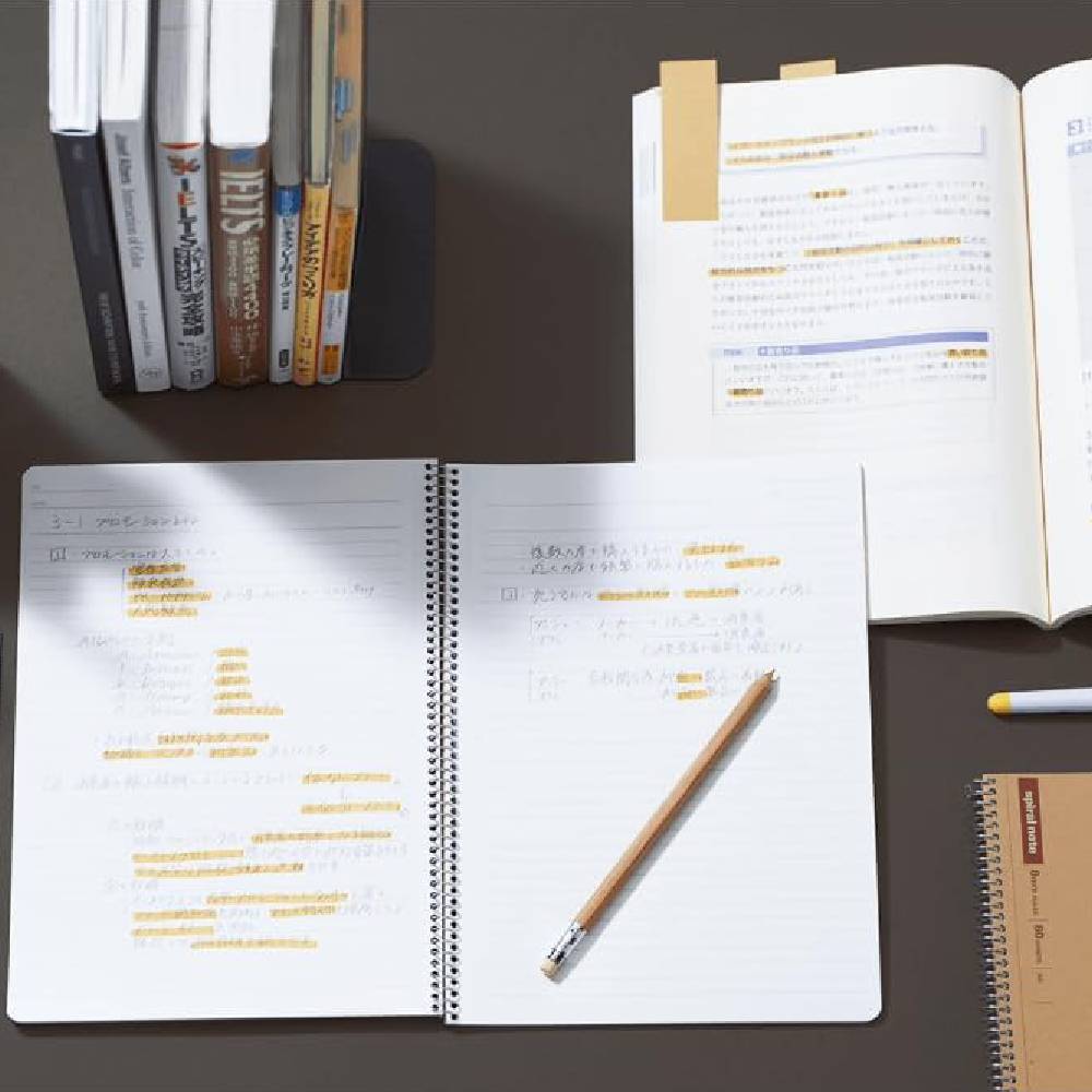 Maruman Spiral Notebook Basic Ruled A4 - 80 Sheets