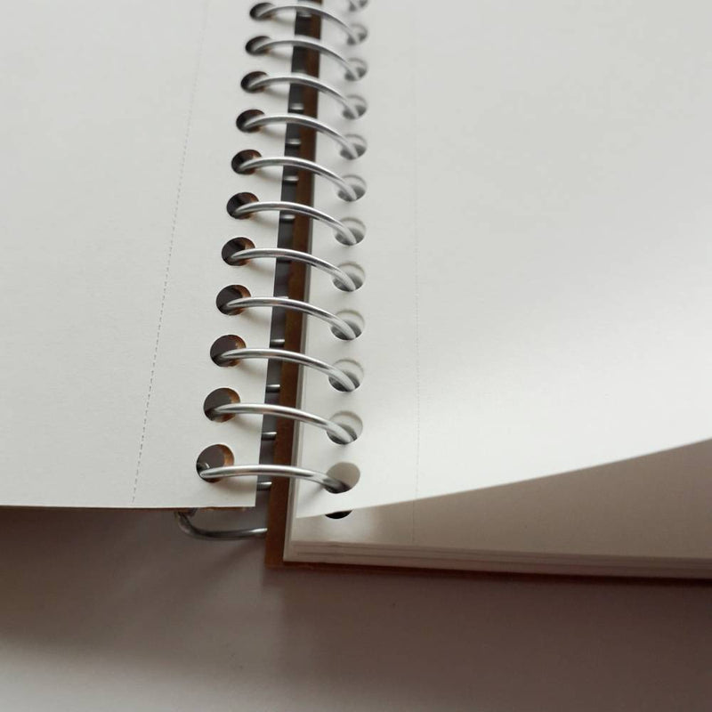 Maruman Spiral Notebook Basic Blank A4 - 80 Sheets-zoom-