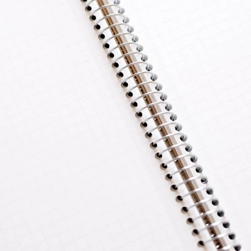 Maruman Spiral Notebook Basic Grid A4 - 80 Sheets-zoom-