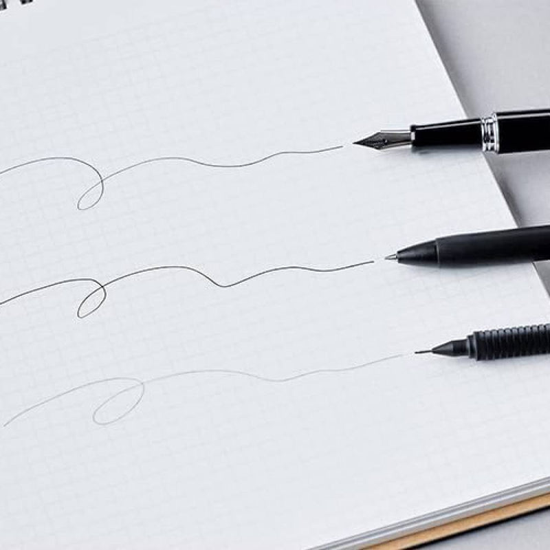 Maruman Spiral Notebook Basic Grid A4 - 80 Sheets-zoom-