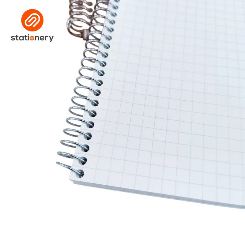 Maruman Spiral Notebook Basic Grid A4 - 80 Sheets-zoom-