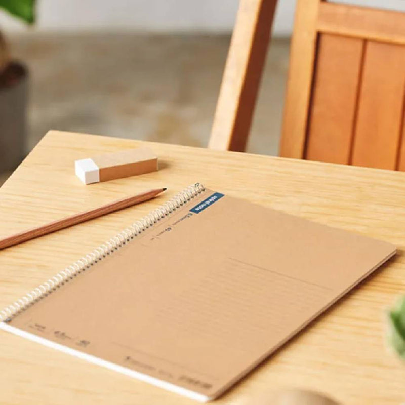 Maruman Spiral Notebook Basic Grid A4 - 80 Sheets-zoom-