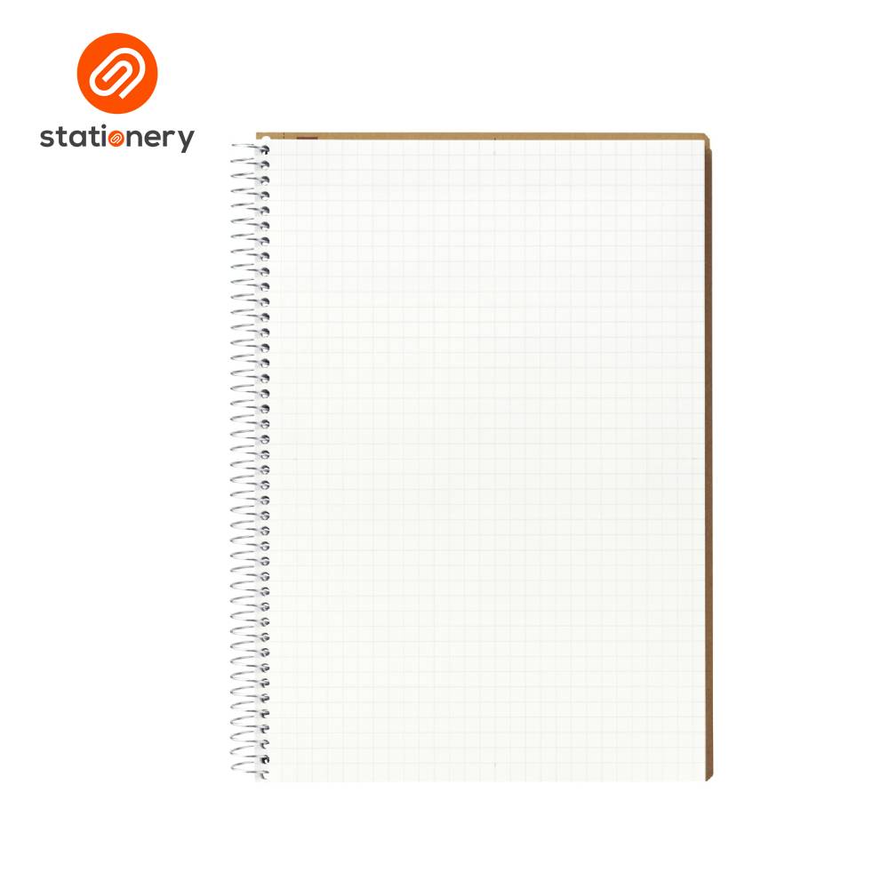 Maruman Spiral Notebook Basic Grid A5 - 80 Sheets-6