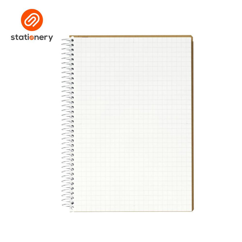 Maruman Spiral Notebook Basic Grid B6 - 80 Sheets-zoom-