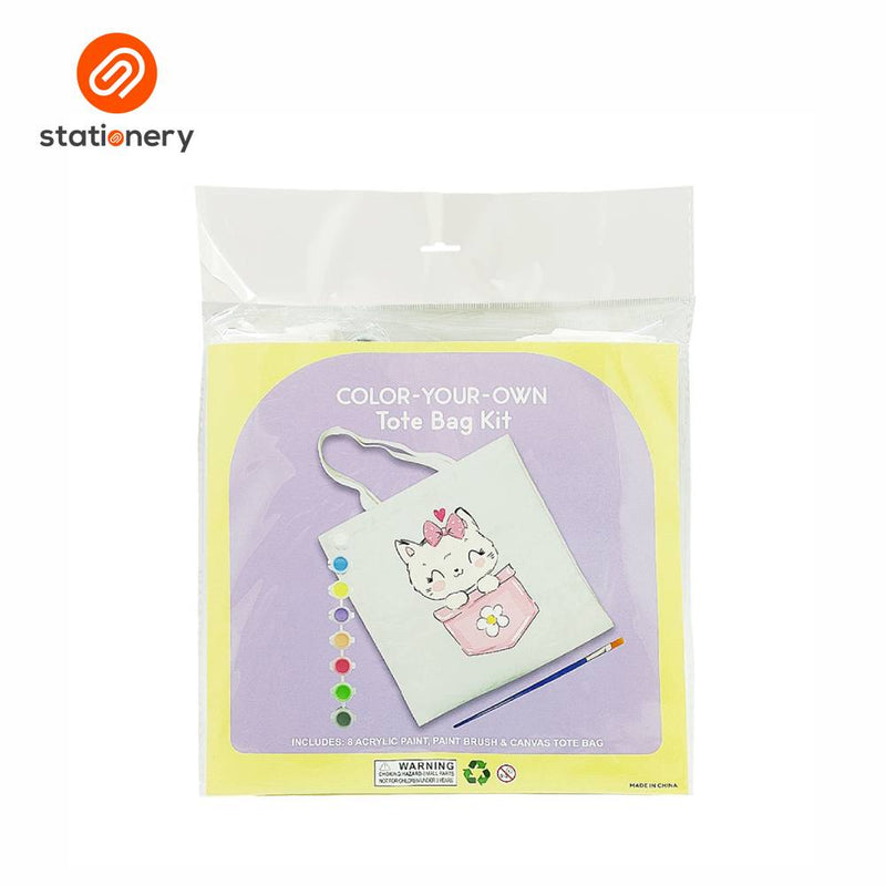 Paint Your Own Canvas Tote Bag Kit-zoom-