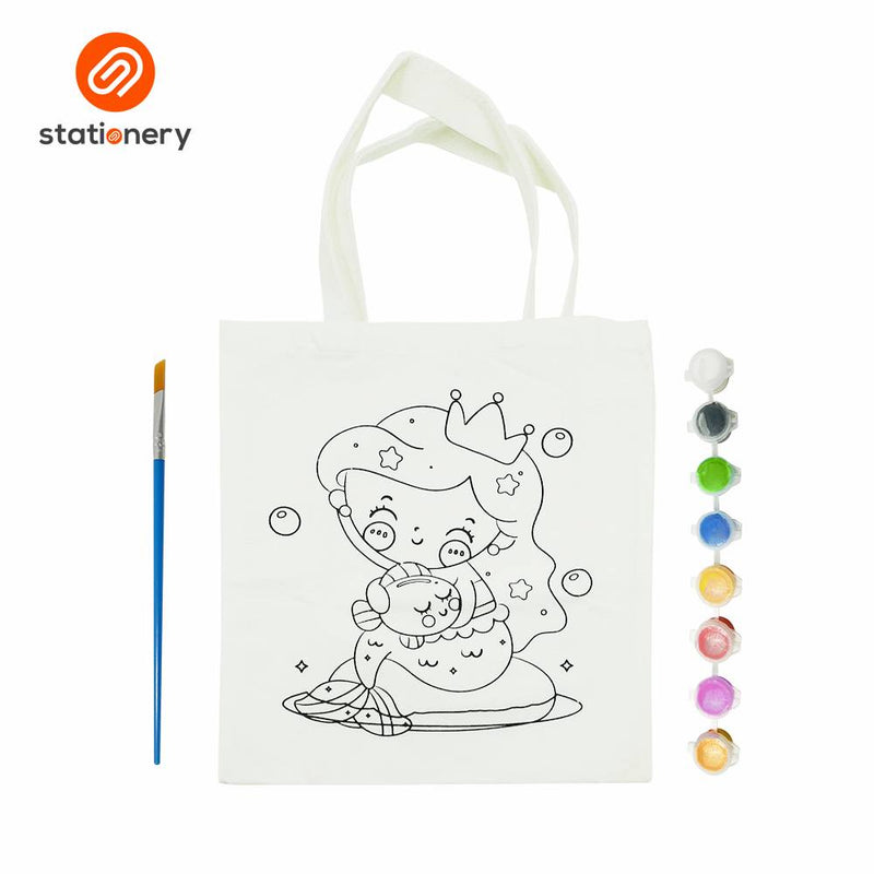 Paint Your Own Canvas Tote Bag Kit-zoom-