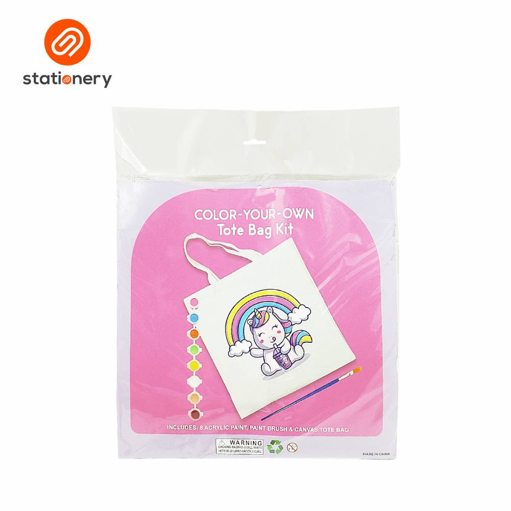 Paint Your Own Canvas Tote Bag Kit-12