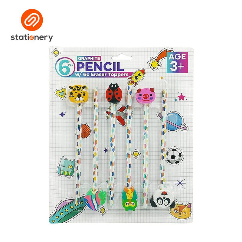 Graphite Pencil with Eraser on Top-zoom-