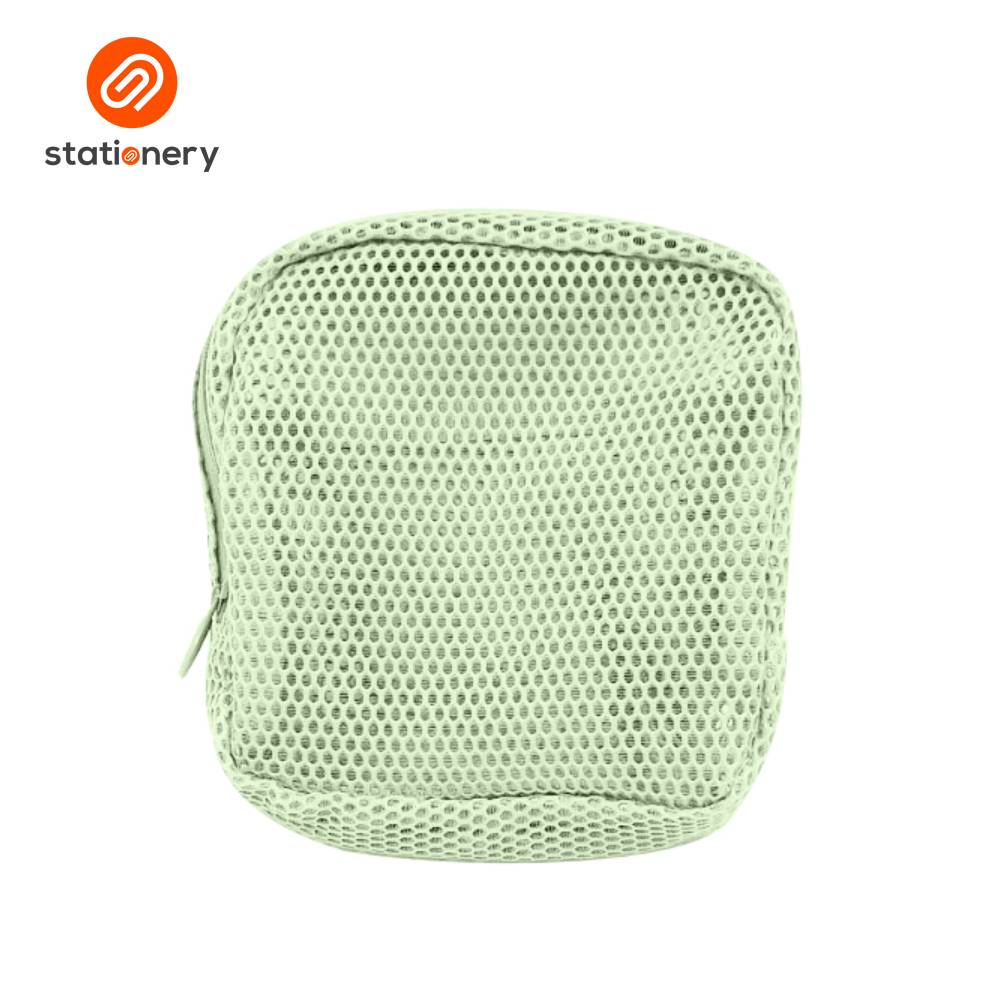 Explore Net Mesh Cloth Square Pouch - 14x6x15cm-7