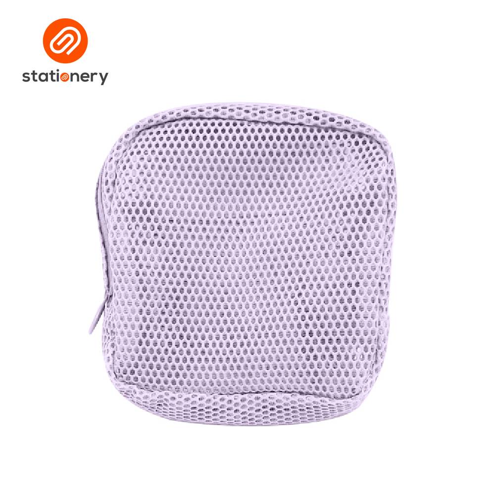 Explore Net Mesh Cloth Square Pouch - 14x6x15cm