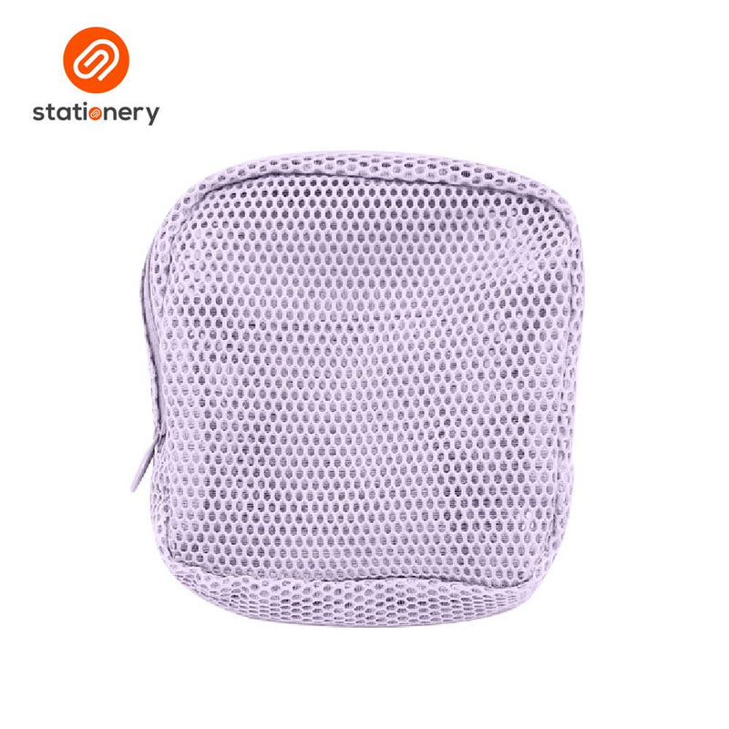 Explore Net Mesh Cloth Square Pouch - 14x6x15cm-zoom-